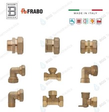 RACCORDI OTTONE STRINGERE ORING  RAME IMPIANTI GAS ACQUA ARIA COMPRESSA MD ITALY