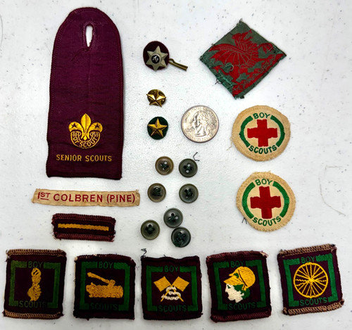 Vintage boy scout uniforme - boy,