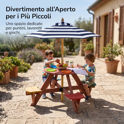 Tavolo picnic bambini - in, legno