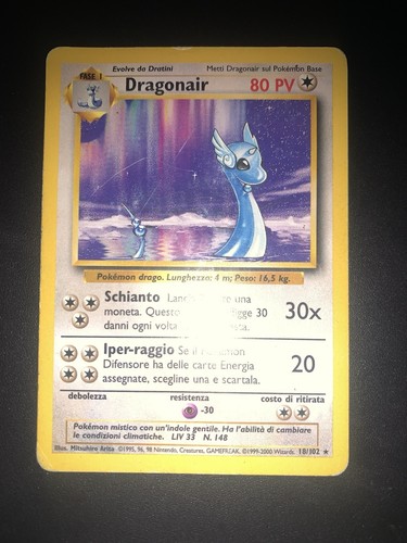 Carta pokemon dragonair - pokemon,
