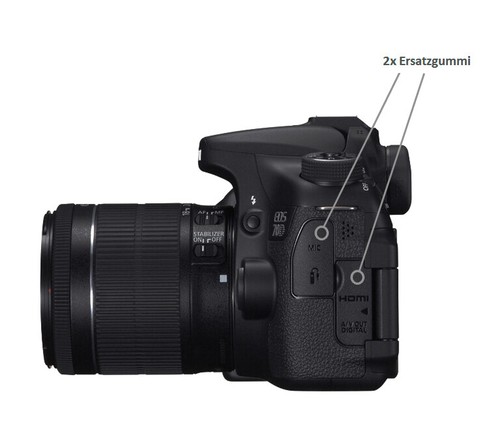 Gomma ricambio canon - canon, 70d