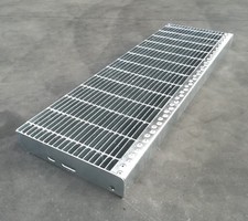 gradini da 120 cm grigliato