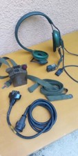  Cuffia, Microfono, Box  Commutazione, Cavo, Per Stazioni Radio GRC  Surplus 