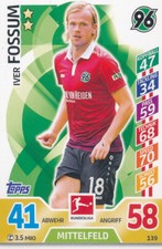 Topps Match Attax 17/18 - 139 - Iver Fossum