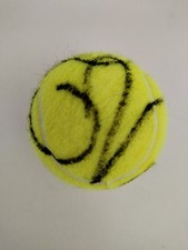 Pallone da tennis autografato