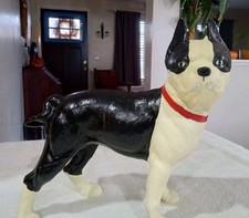 BOSTON TERRIER BULL DOG statua