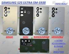 VETRO POSTERIORE BACK SCOCCA BATTERIA SAMSUNG S25 ULTRA S938 + VETRO FOTOCAMERA