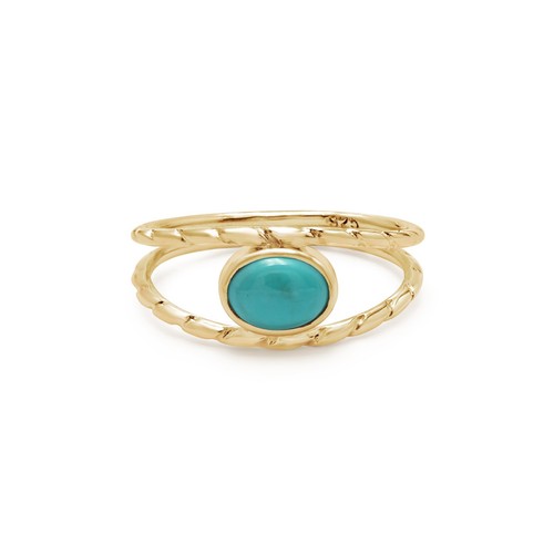 Autentico anello turchese
