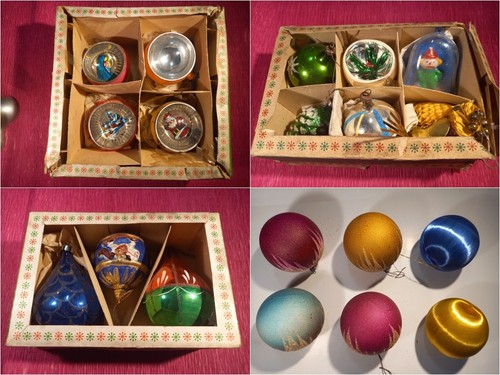 Palline ornamenti anni 60 - ornamenti,