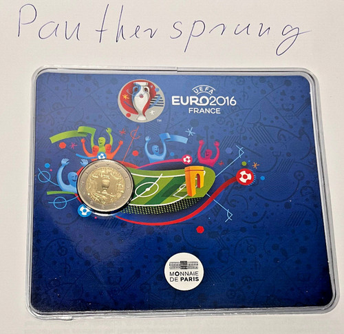 Coincard euro francia 2016 - +, 2