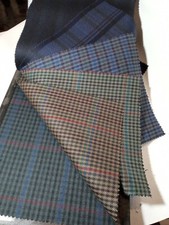 Campionario stoffa vintage lana merino TEMA "Sir" patchwork