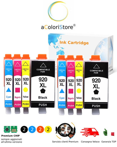 Cartucce copatibili per - 8, hp