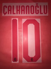 KIT CALHANOGLU 10 ROSSO X MAGLIA CALCIO MILAN NUOVO NEW 
