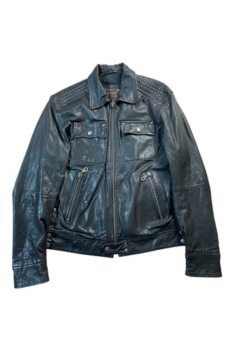 Blouson veste cuir agneau - veste,