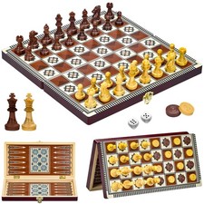 Magnetici Scacchiera in Legno