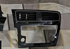 Cornice Plancia Stereo Completo Di Bocchette Aria Golf 7