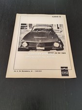 1964 OSI 1200 S DERIVATA DA FIAT 1100/D  AD PUBBLICITA