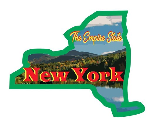 New york sticker decal - new,