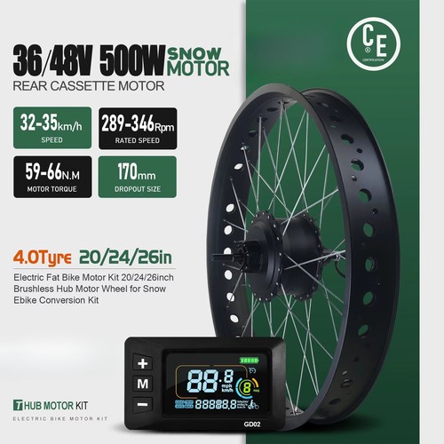 26inch 36v 48v 500w rear - 20,