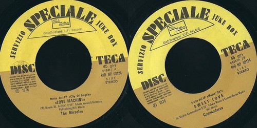 Disco giri the miracles - 45,