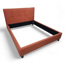 letto matrimoniale moderno testiera in tessuto idrorepellente poliestere