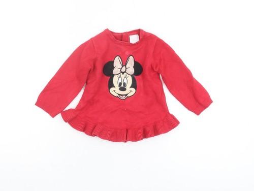 Maglione disney rosso - maglione, minnie