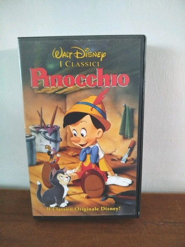 Vhs pinocchio walt disney - walt, disney/