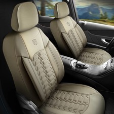 Coprisedili adatti per Ford Fiesta beige con tasca posteriore