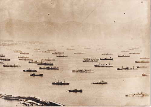 Ww2 foto navi alleate radunate - foto,