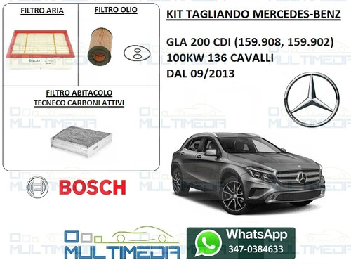 Kit tagliando filtri tecneco - kit,