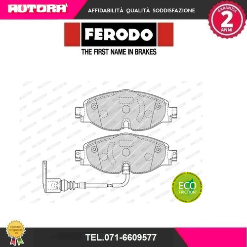 Fdb4433 kit pastiglie freno - pastiglie, a