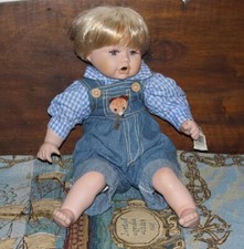 Bambola Porcellana ceramica 45 Cm. bambino PER bambina DA COLLEZIONE