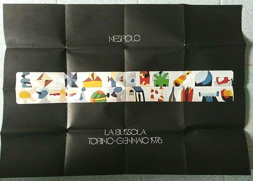 Ugo nespolo poster originale - poster,