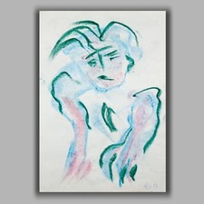 quadro pastello disegno gesso
