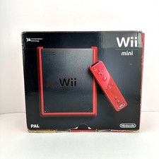 Console NINTENDO WII MINI rossa COMPLETA di scatola-manuali-Wiimote motion plus