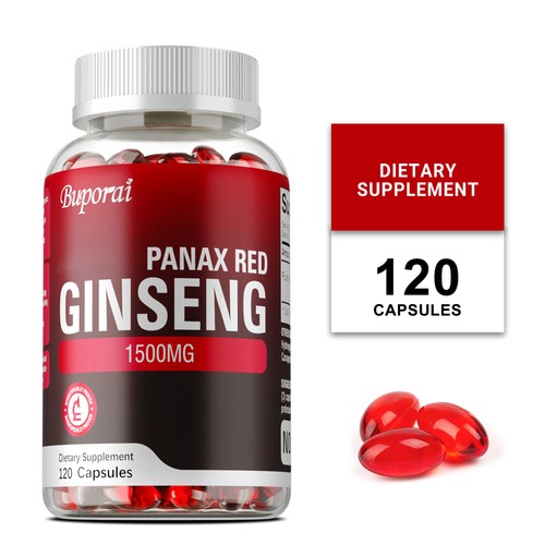 Panax red ginseng - ginseng, capsules