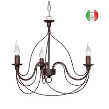 Lampadario a sospensione ferro