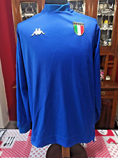 Maglia Italia Kappa Nazionale Shirt vintage Maillot 1999 home Trikot originale L
