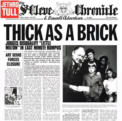 Jethro tull thick - ", a
