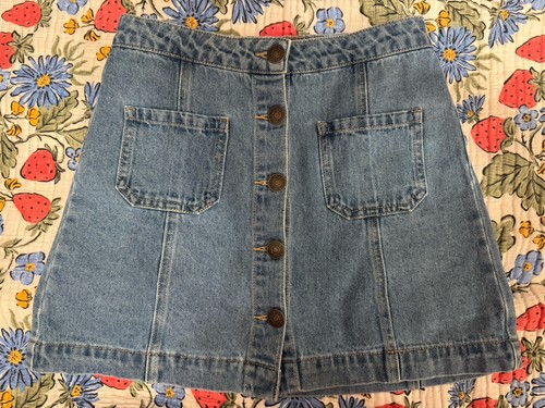 Forever minigonna blu denim - forever,
