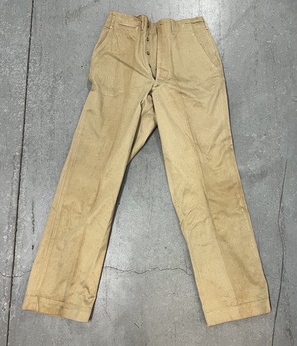 Pantaloni chino kaki vintage