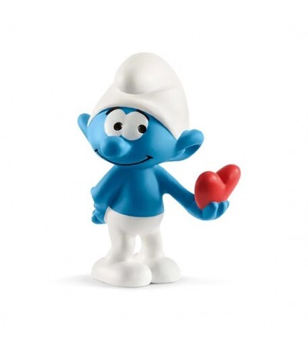 Puffo con cuore schleich - cuore, 20817