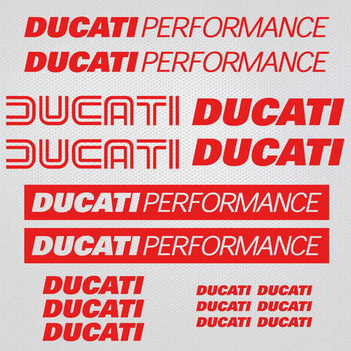 Adesivo ducati performance 15x - ducati,
