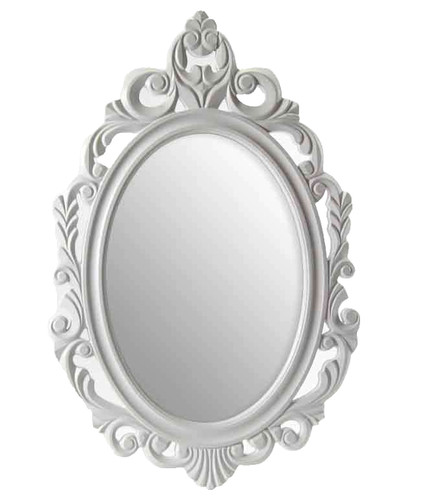 Specchio ovale parete - ovale,