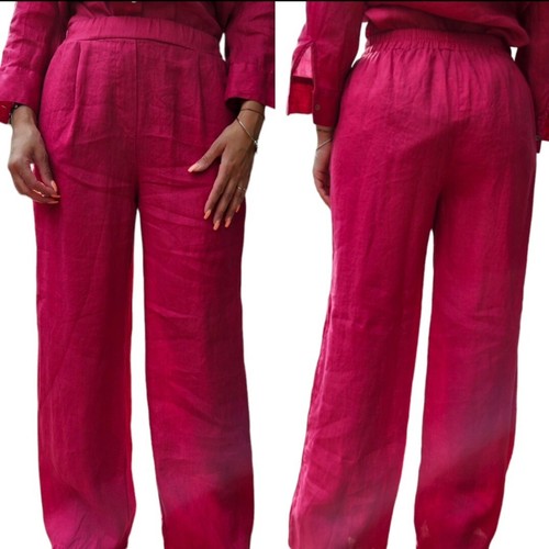 Pantalone palazzo 100 puro - a,