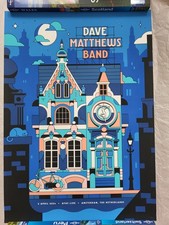 Dave Matthews Band Poster Amsterdam Netherlands 2nd April 2024 Numbered