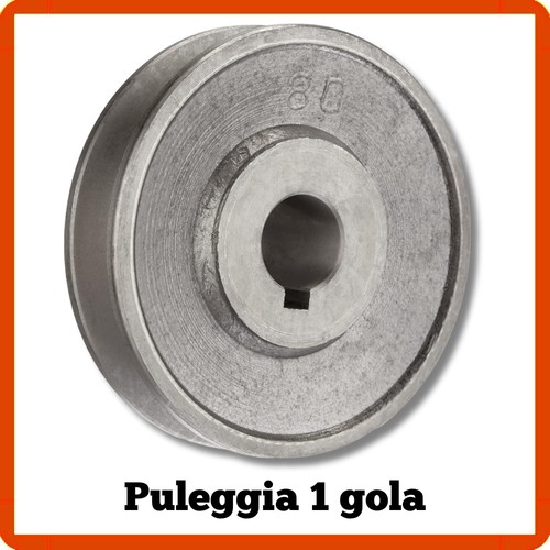 Puleggia alluminio foro 19mm - , 1