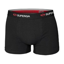 Pack 6 Paia Boxer SUPERGA Cotone Elasticizzato Nero Art.426