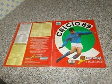 ALBUM CALCIATORI CALCIO 89 EUROFLASH FLASH COMPLETO MB/OTTIMO TIPO PANINI EDIS 
