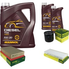 Olio motore 7L MANNOL Diesel TDI + FILTRO UOMO per NISSAN NAVARA D40 2.5 dCi 4WD